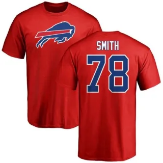 Bruce Smith Buffalo Bills Name & Number Logo T-Shirt - Red