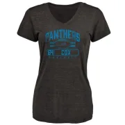 Bryan Cox Women's Carolina Panthers Flanker Tri-Blend T-Shirt - Black