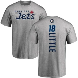 Bryan Little Winnipeg Jets Backer T-Shirt - Ash