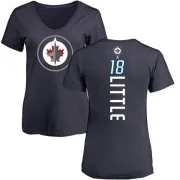 Bryan Little Women's Winnipeg Jets Backer T-Shirt - Navy