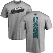 Bryan Marchment San Jose Sharks Backer T-Shirt - Ash