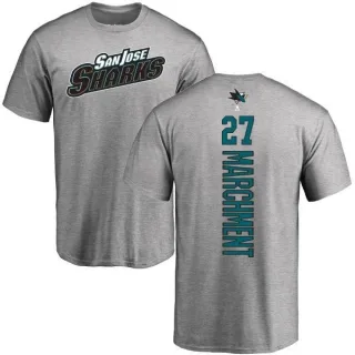 Bryan Marchment San Jose Sharks Backer T-Shirt - Ash