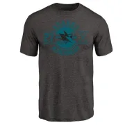 Bryan Marchment San Jose Sharks Insignia Tri-Blend T-Shirt - Black