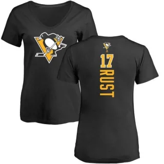 Bryan Rust Women's Pittsburgh Penguins Backer T-Shirt - Black