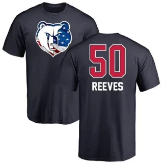 Bryant Reeves Memphis Grizzlies Navy Name and Number Banner Wave T-Shirt