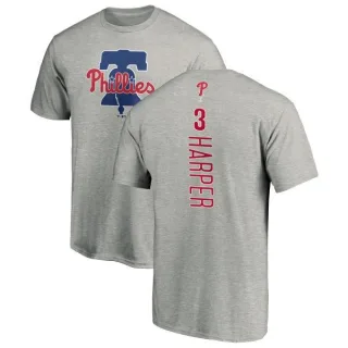 Bryce Harper Philadelphia Phillies Backer T-Shirt - Ash