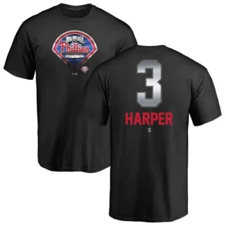 Bryce Harper Philadelphia Phillies Midnight Mascot T-Shirt - Black