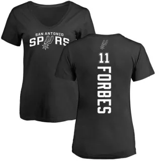 Bryn Forbes Women's San Antonio Spurs Black Backer T-Shirt