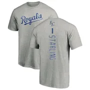 Bubba Starling Kansas City Royals Backer T-Shirt - Ash