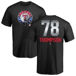 Bubba Thompson Texas Rangers Midnight Mascot T-Shirt - Black