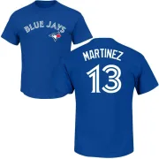 Buck Martinez Toronto Blue Jays Name & Number T-Shirt - Royal