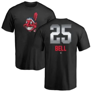 Buddy Bell Cleveland Indians Midnight Mascot T-Shirt - Black