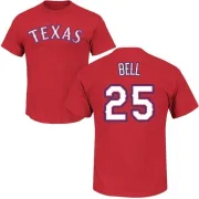 Buddy Bell Texas Rangers Name & Number T-Shirt - Red