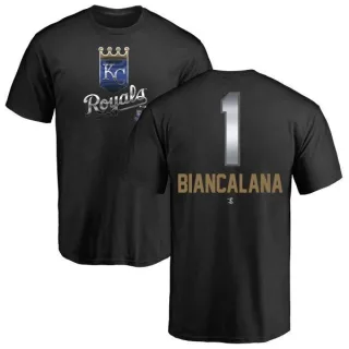 Buddy Biancalana Kansas City Royals Midnight Mascot T-Shirt - Black