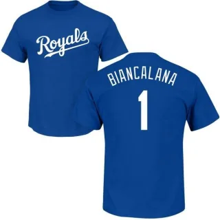 Buddy Biancalana Kansas City Royals Name & Number T-Shirt - Royal