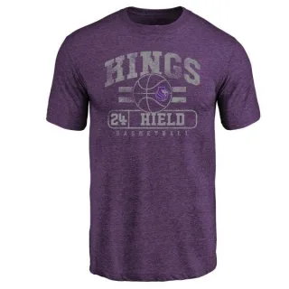 Buddy Hield Sacramento Kings Purple Baseline Tri-Blend T-Shirt