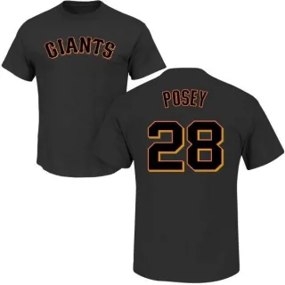 Buster Posey San Francisco Giants Name & Number T-Shirt - Black