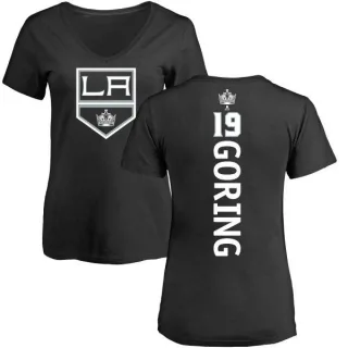 Butch Goring Women's Los Angeles Kings Backer T-Shirt - Black