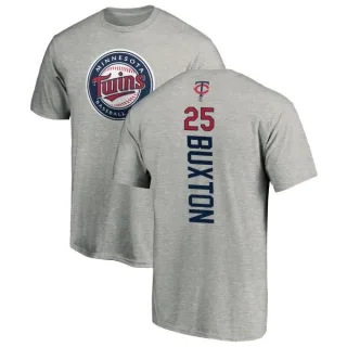 Byron Buxton Minnesota Twins Backer T-Shirt - Ash