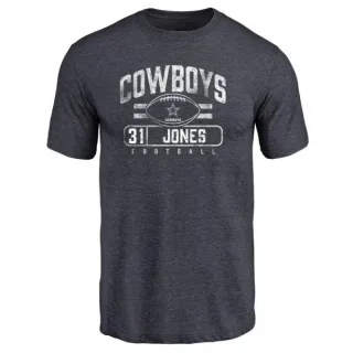 Byron Jones Dallas Cowboys Flanker Tri-Blend T-Shirt - Navy