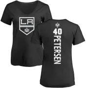 Cal Petersen Women's Los Angeles Kings Backer T-Shirt - Black