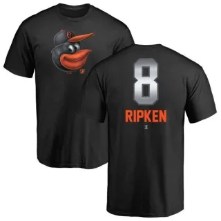 Cal Ripken Baltimore Orioles Midnight Mascot T-Shirt - Black