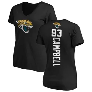 Calais Campbell Women's Jacksonville Jaguars Backer Slim Fit T-Shirt - Black