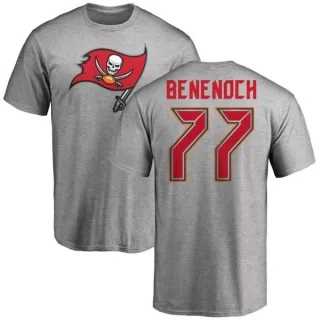 Caleb Benenoch Tampa Bay Buccaneers Name & Number Logo T-Shirt - Ash