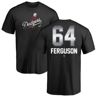 Caleb Ferguson Los Angeles Dodgers Midnight Mascot T-Shirt - Black