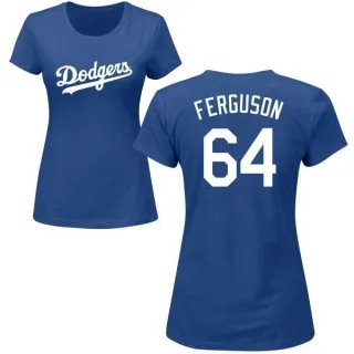 Caleb Ferguson Women's Los Angeles Dodgers Name & Number T-Shirt - Royal