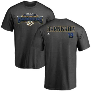 Calle Jarnkrok Nashville Predators 2017 Western Conference Champions Name & Number T-Shirt - Heather Gray