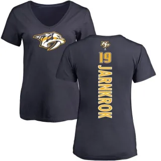 Calle Jarnkrok Women's Nashville Predators Backer T-Shirt - Navy