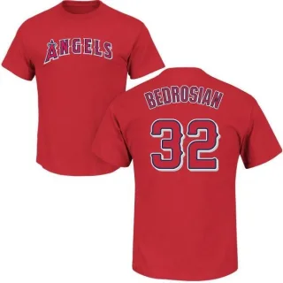 Cam Bedrosian Los Angeles Angels of Anaheim Name & Number T-Shirt - Red