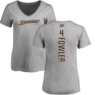 Cam Fowler Women's Anaheim Ducks Backer T-Shirt - Ash