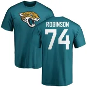 Cam Robinson Jacksonville Jaguars Name & Number Logo T-Shirt - Teal