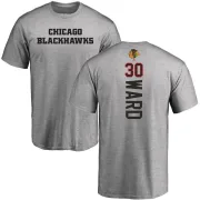 Cam Ward Chicago Blackhawks Backer T-Shirt - Ash