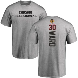 Cam Ward Chicago Blackhawks Backer T-Shirt - Ash