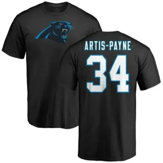 Cameron Artis-Payne Carolina Panthers Name & Number Logo T-Shirt - Black