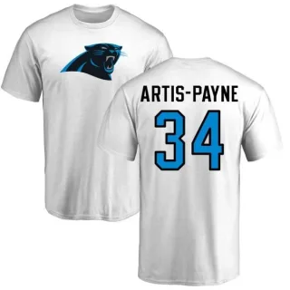 Cameron Artis-Payne Carolina Panthers Name & Number Logo T-Shirt - White