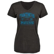 Cameron Artis-Payne Women's Carolina Panthers Flanker Tri-Blend T-Shirt - Black