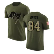 Cameron Brate Tampa Bay Buccaneers Olive Salute to Service Legend T-Shirt