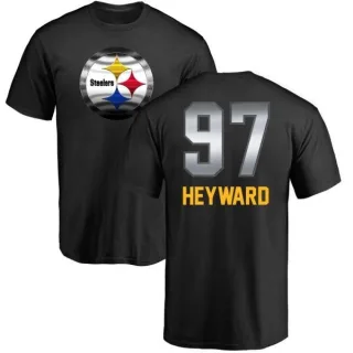 Cameron Heyward Pittsburgh Steelers Midnight Mascot T-Shirt - Black