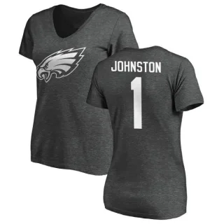 Cameron Johnston Women's Philadelphia Eagles One Color T-Shirt - Ash