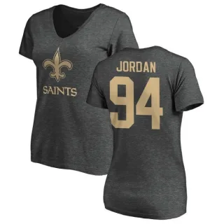 Cameron Jordan Women's New Orleans Saints One Color T-Shirt - Ash