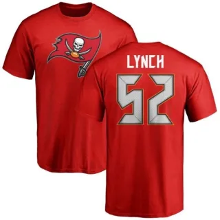 Cameron Lynch Tampa Bay Buccaneers Name & Number Logo T-Shirt - Red