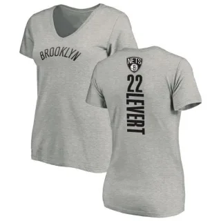 Caris LeVert Women's Brooklyn Nets Ash Backer T-Shirt