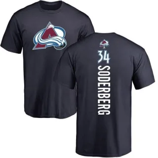 Carl Soderberg Colorado Avalanche Backer T-Shirt - Navy