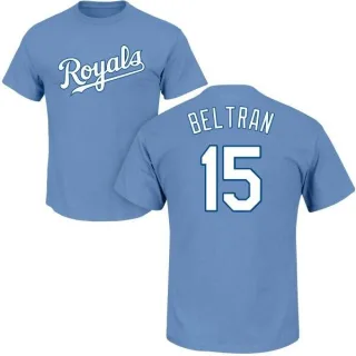 Carlos Beltran Kansas City Royals Name & Number T-Shirt - Light Blue