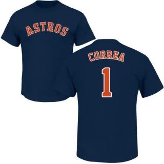 Carlos Correa Houston Astros Name & Number T-Shirt - Navy