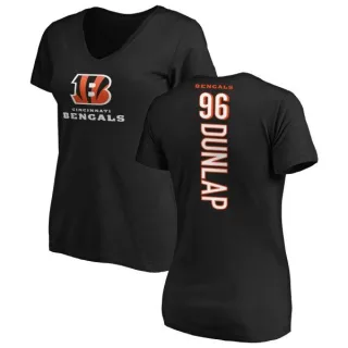 Carlos Dunlap Women's Cincinnati Bengals Backer Slim Fit T-Shirt - Black